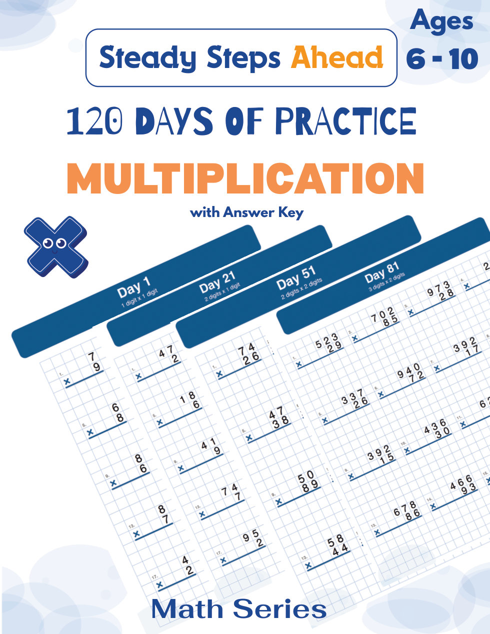 Multiplication Practice Workbook cover
