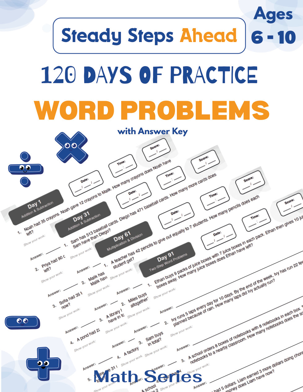 Word Problems Practice Workbook cover